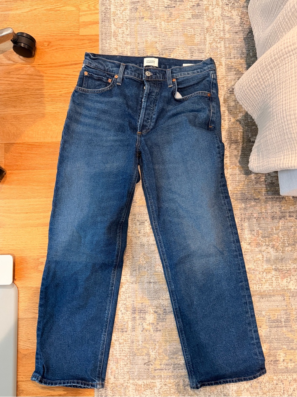 Citizens of Humanity Florence High Rise Wide Straight Jeans Sz 29